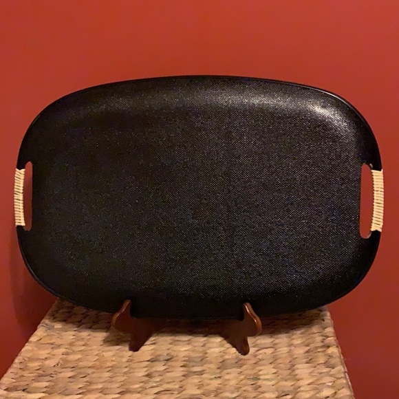 Vintage MCM Atomic 1960’s Tilso wine and grape fiberboard serving tray - Picture 7 of 9